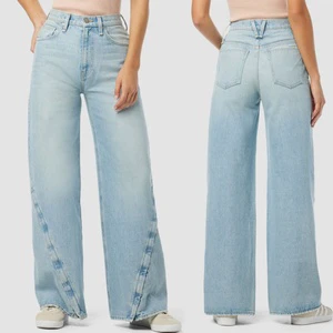 Fashion Brand OEM Wholesale Denim Light Blue Vintage Wash Casual Sexy Boyfriend Style Highwaist Wide Leg Baggy for Women Jeans