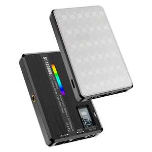 Colorful Rgb Video Light,Portable Led Camera Light Rechargeable Led Dslr Lighting for Vlogging,Photography,Video Conference
