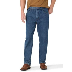 High Quality Custom Plus Size Breathable Quick Dry Streetwear Casual Jeans Men Wholesale Wide Leg Pants Mid Waist Eco-Friendly
