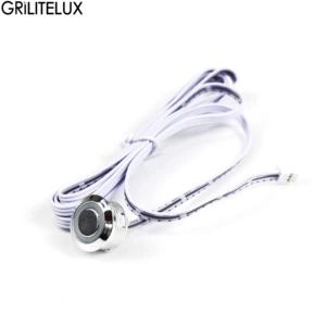 Door Control Sensor Mini Touch Sensor LED Lamp Sensing Switch DC 12-24V 4A Cabinets DuPont Connector Cable