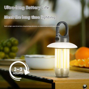 New Super Bright Portable 600mAh Battery Waterproof Lights Usb Rechargeable Camping Light Tent Lighting LED Camping Lantern
