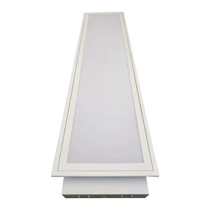 OEM Modern T8 Grille Light 2x40W 4ft 30x120cm 1.2m Surface-Mounted Panel Light Opal/Prismatic Diffuser 6000K Daylight