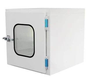 New Stainless Steel 304 Cold Steel Plate Spraying UV Sterilization Pass Box for Clean Room Electronic Industry Labs (CE