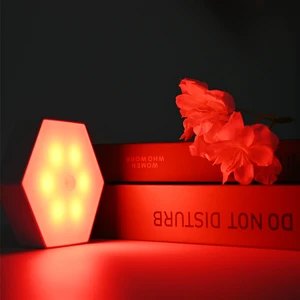 Rechargeable PIR+Light Sensor LED Night Light for Bedroom Wardrobe Lighting with USB Rechargeable 600mAh Battery Dimmable