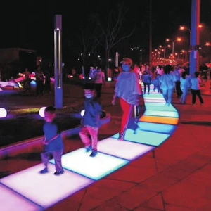 Best Selling RGB Waterproof LED Street Brick Light Square LED Brick Light for Plaza,Street, Garden
