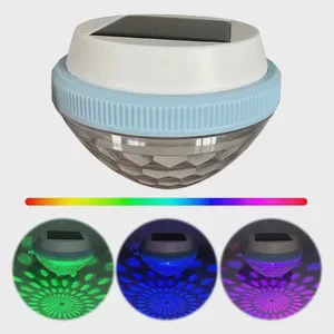 Solar Floating Pool Light Rechargeable LED Outdoor Lamps Lamp for Outdoors with Panel Swimming Lights Christmas Decoration Night