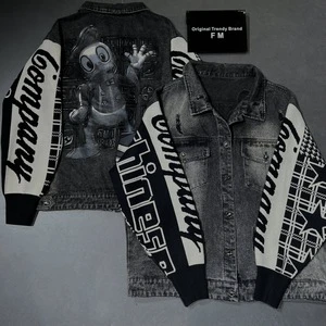 5679/Hot New Women's Autumn Fashion Street Style Clothing Trendy Denim Jacket Fabric with Washing Technology