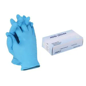 100pcs Per Box One-time Use in Stock Factory Hot Sale CE 388 Disposable Blue or Black Nitrile Gloves for Daily Use