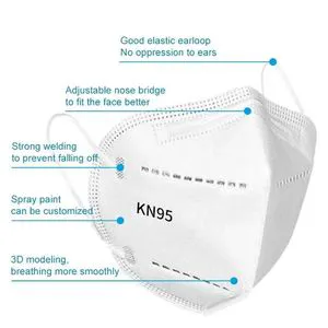 Best Quality K95 Facemask 5 Ply Kn 95 Protective Mask Non-sterile Single Use Face Mask Breathable and Anti-droplet