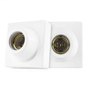 Factory Price PP High Temperature Resistant Energy Saving E27 Screw LED Light Socket
