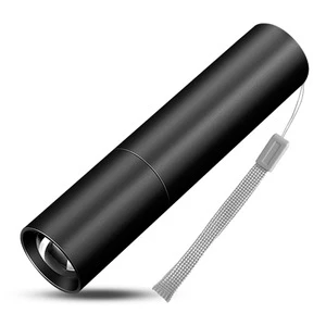 USB Rechargeable Tactical Flashlight Zoomable Water Resistant Ultra Bright Pocket LED Flashlights for Camping Outdoor Emergency