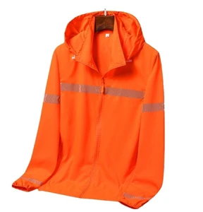 Summer Ultra-thin Breathable Sunscreen Jacket Anti-UV Hooded Reflective Sun-protective Clothing