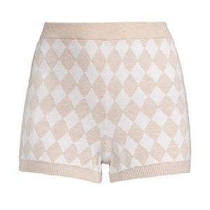 Custom Plus Size Cotton Women's Shorts Girl Knit Pants for Spring Summer