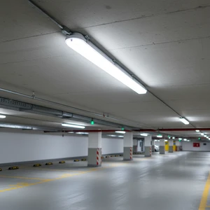 Linkable 4ft LED Vapor Tight Fixture 40W UL Listed 130LM/W Linear Triproof LED Light IP65 IK08 Impact Resistant for Cold Storage