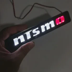 LED Net Grille Light Lamp for HUMMER Mercedes AMG Volvo Toyota Hyundai Dodge Honda Nissan Nismo Ford F-150 Chrysler Logo Light