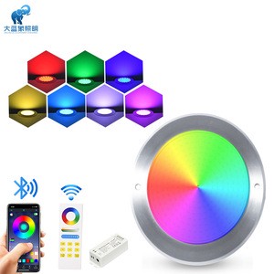 Rmt Ctrl APP Ctrl Touch Ctrl LED IP68 Outdoor RGB Colorful Underwater Floating Light for Pool Fountain Swimming Aquarium Spa