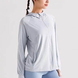 Anti-Odor Women Sun Protection Coat UPF 50+ Quick Dry Breathable Sunscreen Apparel