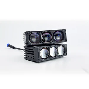 3-Eye LED 12V/24V 95W 4200 Lm 6000K Waterproof Universal Automotive Grille Light with OE Compatibility