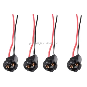 T10 W5W 168 194 Light Bulb Socket Lamp Holder Adapter Led Bulb Plug Wire Connector