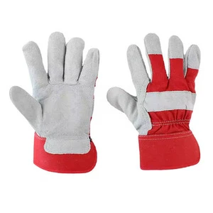 Best Style High Quality Leather Safety Gloves Hot Selling Low Price Full Finger Protection Safety Gloves