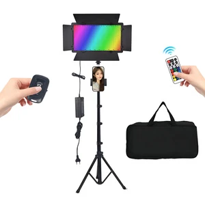 U800 RGB Led Video Light Dimmable Video Lighting Equipment Makeup Photo Live Photography Video Light