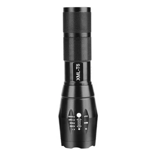 Hot Sale High Power Camping Waterproof Flash Light Zoom Flashlights