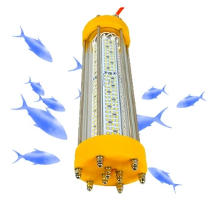 100W White 12v Deep Drop Led Underwater Fishing Lights Squid Fishing Lamp Salmon Farming Light Water Proof Fishing Lights