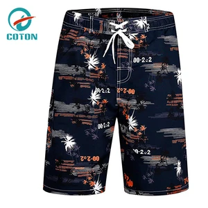 Quick Dry Casual Plus Size Loose Surfing Board Swim Trunks Sport Swimming Printed Beach Shorts Mens Boardshorts Wholesale