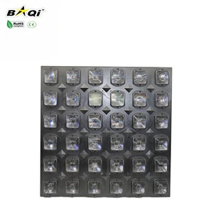 High Density 36pcs Wall Brick Stone Matrix RGB LED Light DMX512 Control 260W Pixel-Level Lighting for Professional Stage Rental