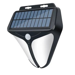 Solar LED Outdoor Security Light with IP65 Rating Motion Sensor Alarm & Flashing Light