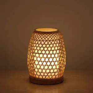 Modern Luxury Style Woven Bamboo Lamp for Home Decoration for Hotel and Restaurant Decorative Lighting