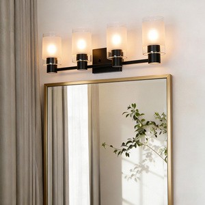 Wall Lamps Metal + Glass Lamp Body Material Switch Control Light Drawing and Design 2700K Indoor Lighting Modern Design Dimmable