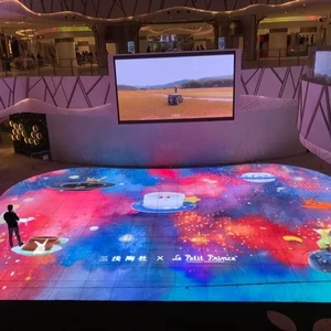 Full Color P5.2 LED Dance Floor Shopping Center Custom Size Waterproof LED Dance Floor Screen