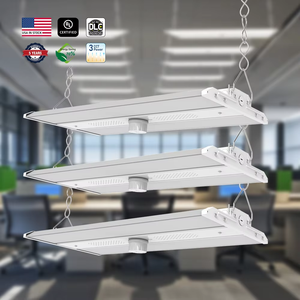 Stock USA In HighBay Linear Lights Pendant CCT Power Adjustable 2FT 3FT 4FT Linear LED High Bay Light With UL ETL DLC