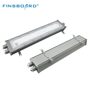 High Grade Explosion Proof Lamp Ip65 Aluminum Tempered Glass 50w 100w 200w Led Explosion-Proof Light