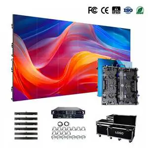 P3.91 Outdoor Lightweight Curved Anti Collision High Refresh Fast Install Event Stage Rental Led Display Cabinet