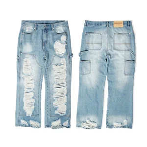 Vintage High Waist Straight Denim Pants for Women Breathable Casual Wide Leg Trousers Slight Stretch Comfortable Long Canvas