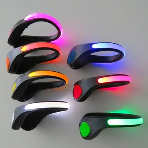 Walking Luminous Flashing Night Lamp Warning Safety Cycling Running Led Clip Shoe Light