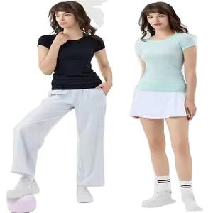 100% Cotton Plus Size Casual Women's Crop Top T-Shirt 160 Grams Solid Color Custom Logo Option