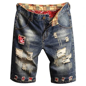 Summer Denim Shorts Men Fashion Stretch causal Short Jeans Denim Shorts Blank Denim Swear men's shorts