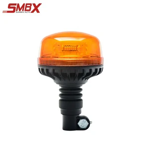 Super Bright 12v 24v Amber Revolving LED Emergency Warning Strobe Lights Ambulance Beacon for Truck Work Auto Exterior Lighting