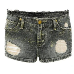 Women's Plus Size Mid Waist Vintage Casual Style Denim Shorts Breathable Summer Washed Formal Look at a Reasonable Price