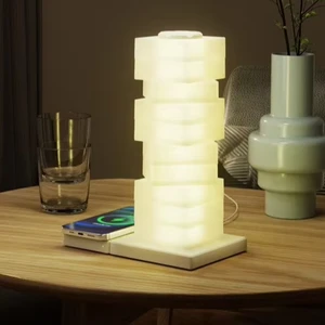 Wedding Party Light 15W Fast Wireless Charging RGB LED DIY Modular Brick Stackable Event Decoration