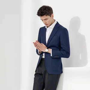 Men's Casual Fashion Suit European and American Top Men's Summer 2 Buttons Suits