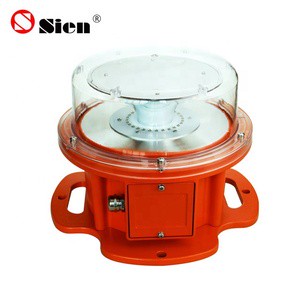 Towers,Telecommunications Tower L865 Obstruction Light White Flash Obstacle Light 20000cd Medium Intensity Led Aviation Light