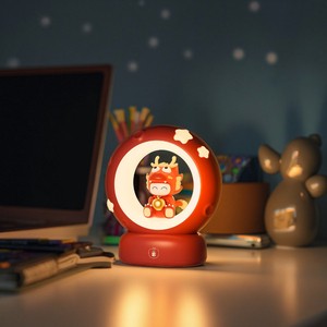 Creative Floating LED Night Lamp Star Moonlight Cute Pet Shape Tap Control Bedside Lamp 5V Battery Birthday Gift for Kids