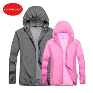 Custom Outdoor Casual Ultra-Light Skin Breathable Polyester Long Sleeve Sunscreen Clothing Jacket for Summer