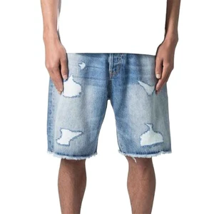 Casual Wear Men Summer Denim Shorts 100% Cotton Male Short Jeans Multi Pockets Shorts Skinny Men's Denim Short