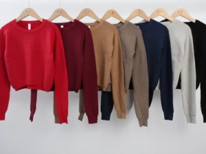 Sweater Factory Oem Custom Pullover Top for Twist Series Women Solid Causal Long Sleeves Sweater Suéter Para Mujer Tejido