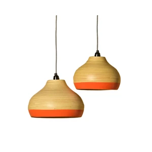 Handmade Eco-friendly Ancient Spun Bamboo Lampshades for Lamps Hanging Lampshades Home Decoration from Vietnam
